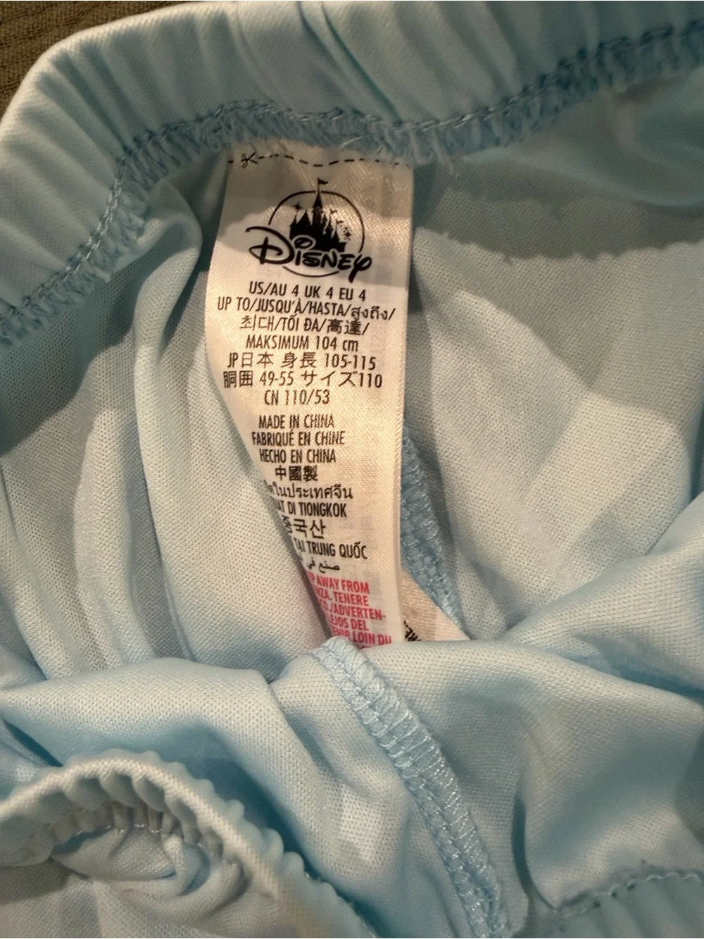 Disney Elsa Princess Dress with Light Blue Pants